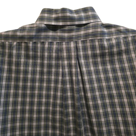 Brooks Brothers Men's Plaid Short Sleeve Cotton Button-Down Shirt Size XL - Picture 6 of 8